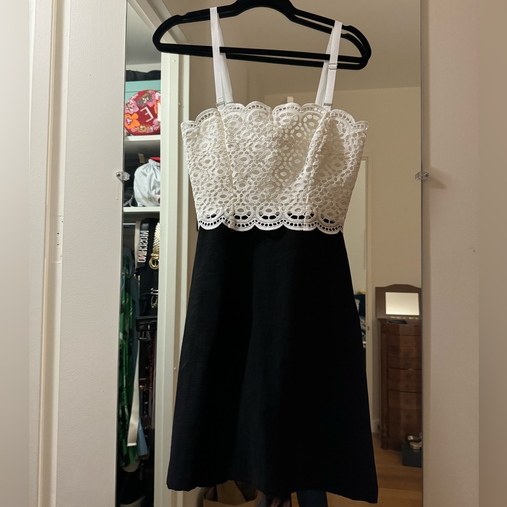 Sandro mini strapless dress